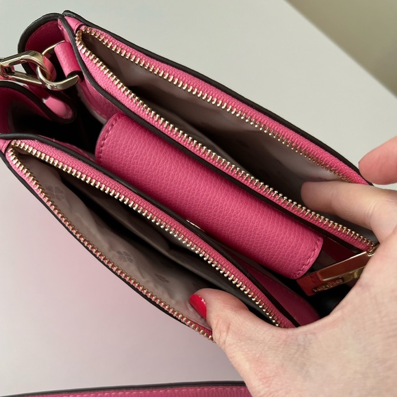 Kate Spade - Fuchsia Crossbody with Side Snaps - BRAND NEW